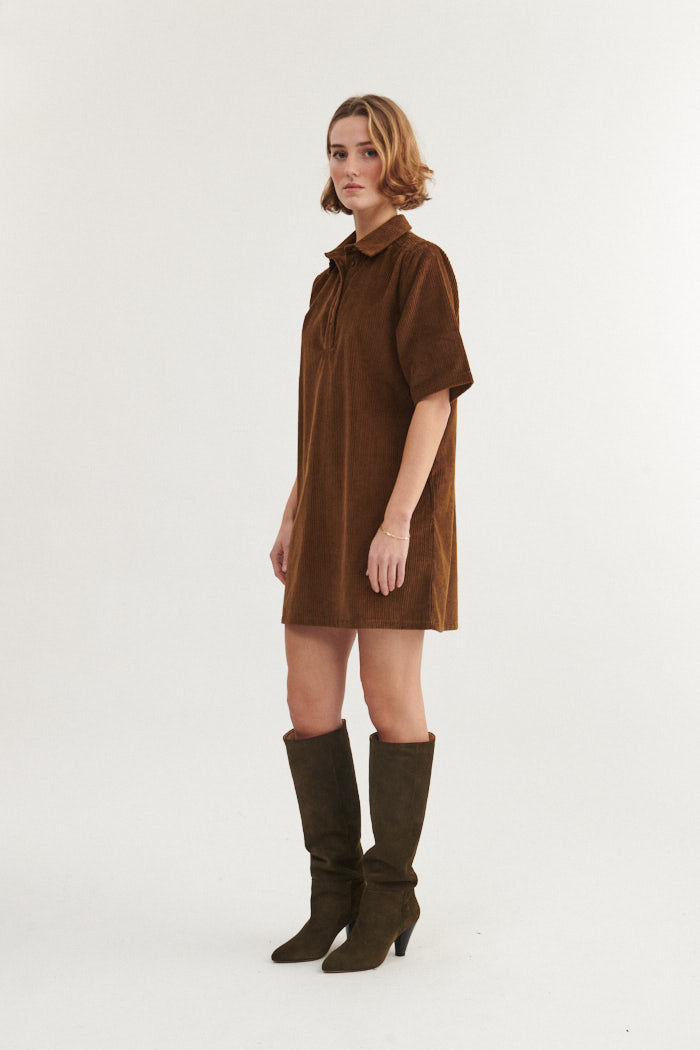 Basic Apparel Isa Polo Dress Kjoler 620 Desert palm